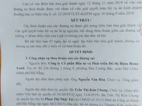 Vụ án kinh doanh thương mại của TAND quận Liên Chiểu (Đà Nẵng): Hóa giải xung đột bằng đối thoại